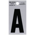 Hillman 2"Blk Letter A Adhesive 839320